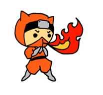 cat ninja "nyanja" sticker #4686933