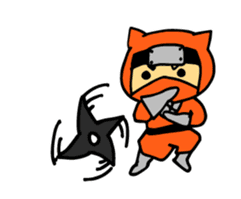 cat ninja "nyanja" sticker #4686938