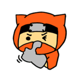 cat ninja "nyanja" sticker #4686957