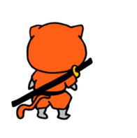 cat ninja "nyanja" sticker #4686962