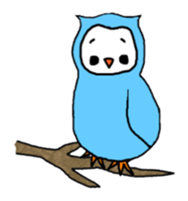 I am an owl. sticker #4687128