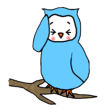 I am an owl. sticker #4687132