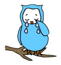 I am an owl. sticker #4687133