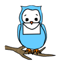 I am an owl. sticker #4687134