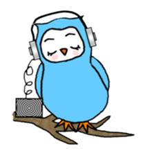 I am an owl. sticker #4687135