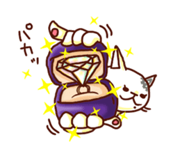 the pad of cat @ yakai sticker #4687436