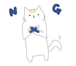 College Student Cat ! sticker #4687897