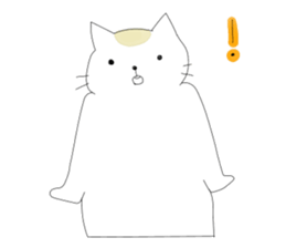 College Student Cat ! sticker #4687900