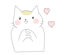 College Student Cat ! sticker #4687912