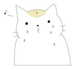 College Student Cat ! sticker #4687926