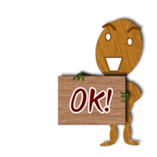 Wood Man sticker #4688346