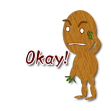 Wood Man sticker #4688347