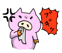 a lazy pig sticker #4688737