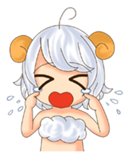 Me of a sheep sticker #4689772