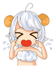 Me of a sheep sticker #4689772