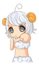 Me of a sheep sticker #4689775