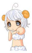 Me of a sheep sticker #4689775