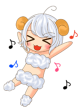 Me of a sheep sticker #4689780