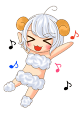 Me of a sheep sticker #4689780