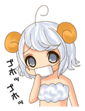 Me of a sheep sticker #4689781