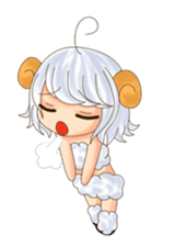 Me of a sheep sticker #4689786