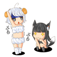 Me of a sheep sticker #4689792