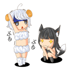 Me of a sheep sticker #4689792