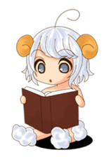 Me of a sheep sticker #4689796