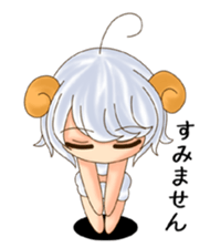 Me of a sheep sticker #4689800