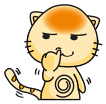 Steamed bread Meow sticker #4690171