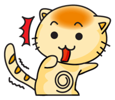 Steamed bread Meow sticker #4690175