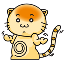 Steamed bread Meow sticker #4690194