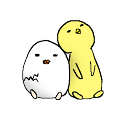 Parent and child of the chicken sticker #4690827