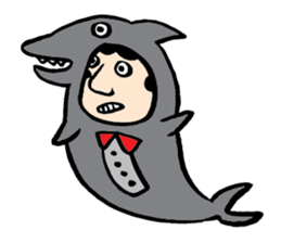 Mr. Big Nose zoo sticker #4691704