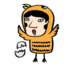 Mr. Big Nose zoo sticker #4691709