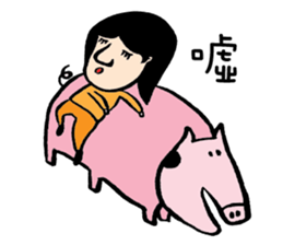 Mr. Big Nose zoo sticker #4691727