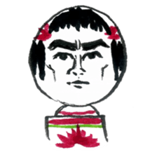 Traditional Kokeshi (Naruko-style) sticker #4691956
