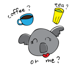 Koala word sticker #4692292