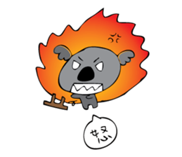Koala word sticker #4692296