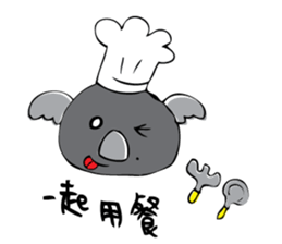 Koala word sticker #4692317