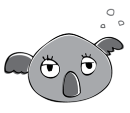 Koala word sticker #4692321