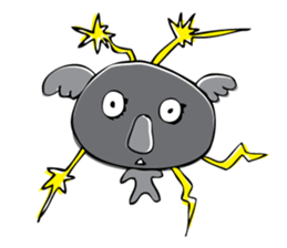 Koala word sticker #4692322