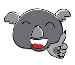 Koala word sticker #4692323