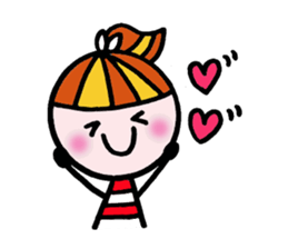 Ponytail-chun sticker #4692528