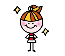 Ponytail-chun sticker #4692538