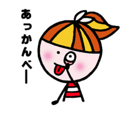 Ponytail-chun sticker #4692544