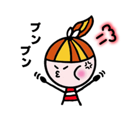 Ponytail-chun sticker #4692546