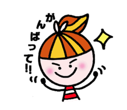 Ponytail-chun sticker #4692549