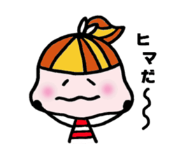 Ponytail-chun sticker #4692558