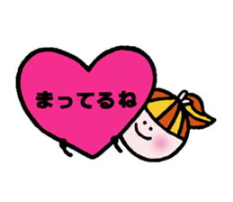 Ponytail-chun sticker #4692561